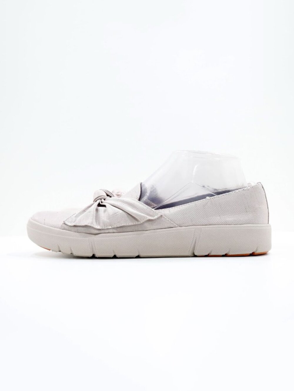 BareTraps Britta Taupe Satin Lightweight Flat Slip On Shoes - 8